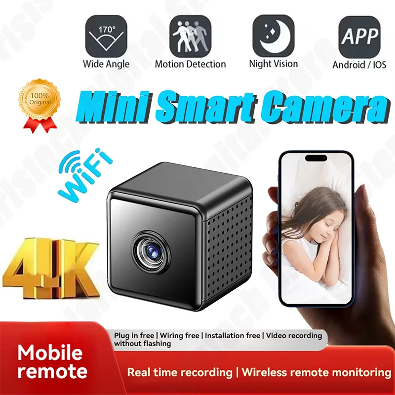 

1080P HD Mini WiFi Camera Baby Monitor Night Vision Camcorder IP Cam Safety Security Surveillance Audio Video Recorder
