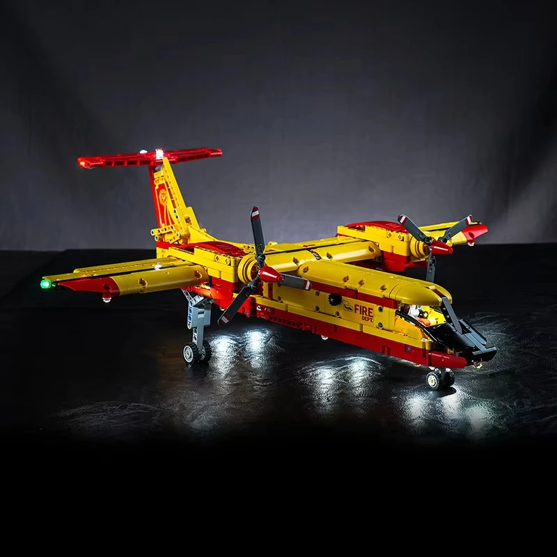 DIY LED Light Kit For LEGO 42152 Firefighter Aircraft Building Block Set ( Only LED Light,Without Blocks Model)