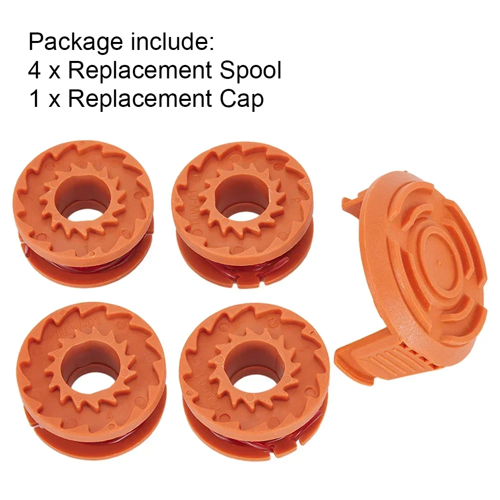 Trimmer Parts Grass Head Replacement Cap WG160 WG163 For Worx Power Equipment Trimmer Spool Line Lawn Mower Accessories