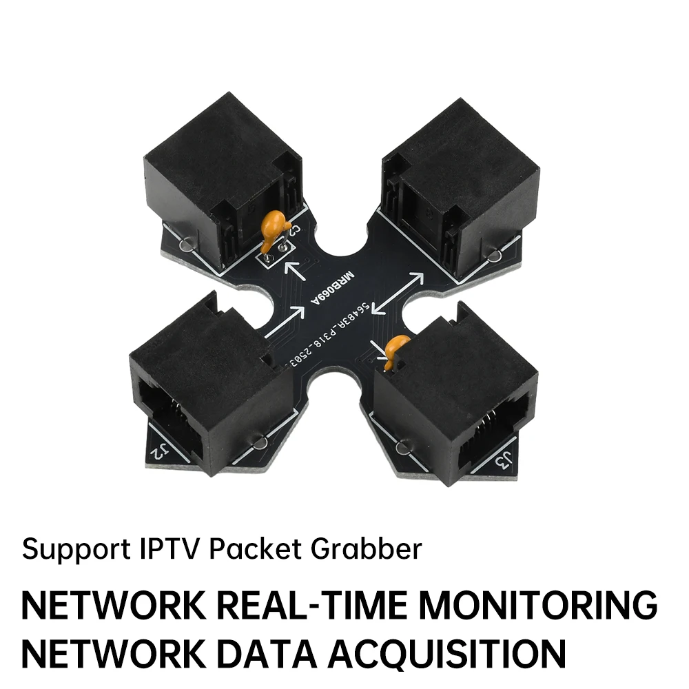 Метательный кран Star LAN Пассивный кран Ethernet Сетевой пакет Захват модов Реплика Мониторинг Инструмент связи Ethernet RJ45