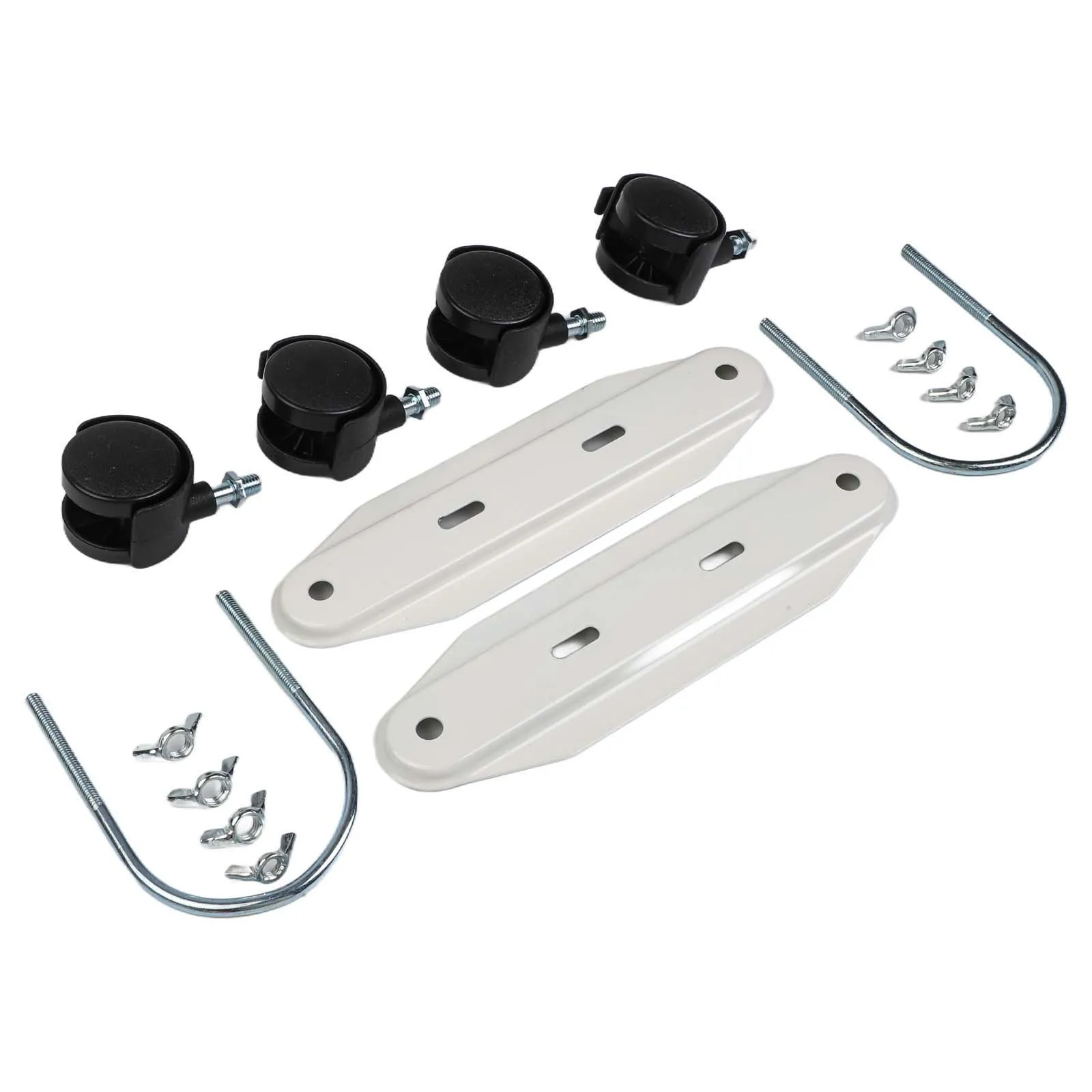 2 Pack Heater Mobility Stand with Carbon Steel Frame and Omnidirectional Casters for Oil Ting and Similar Radiators
