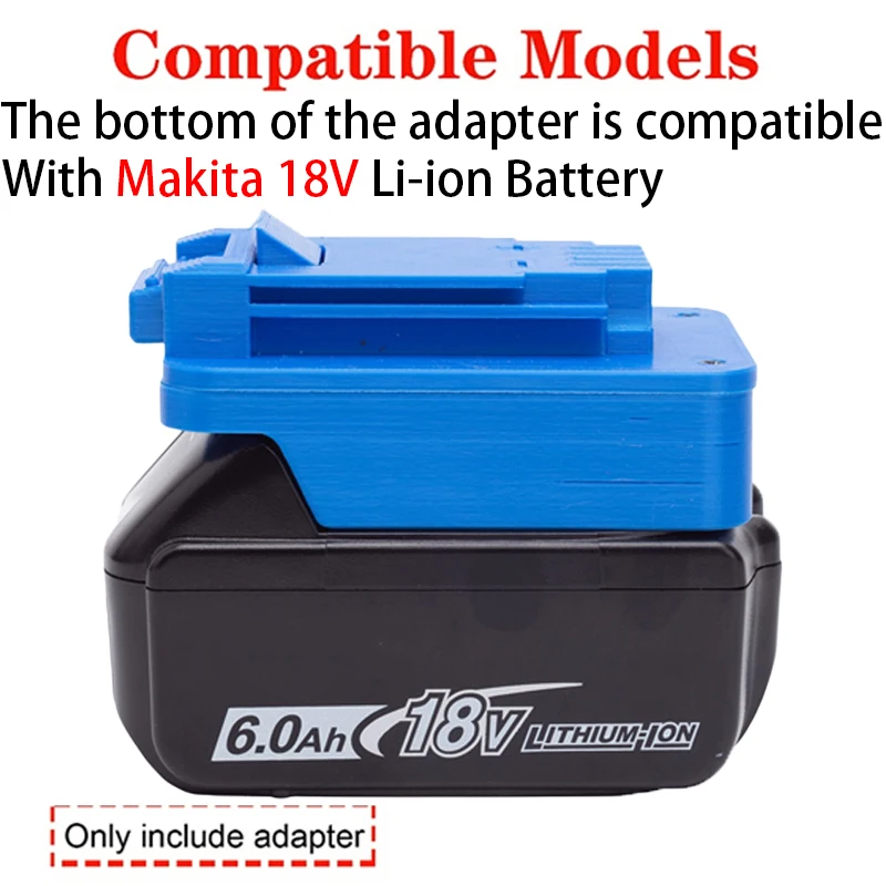Batterij Adapter/Converter voor BLACK + DECKER 20V Li-ion Tool voor Makita 18V Li-ion Batterij Adapter Power tool Accessoires