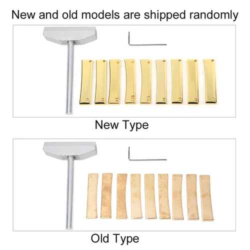 Imagen 2 del producto Herramienta de prensa de guitarra de inserción de Caul, prensa de traste de guitarra eléctrica, juego de insertos de Caul, juego de herramientas de reparación de guitarra, herramienta Luthier de traste de guitarra