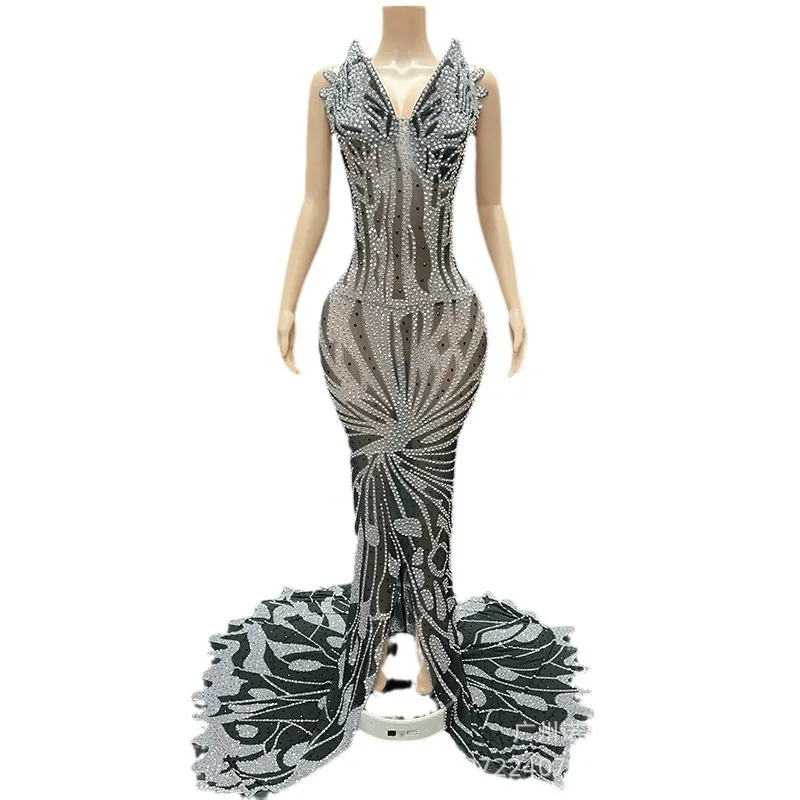 Automne nouvelle Perspective Premium Sexy soirée fête d'anniversaire lumière robe De luxe Cocktail robe De soirée robes De Festa