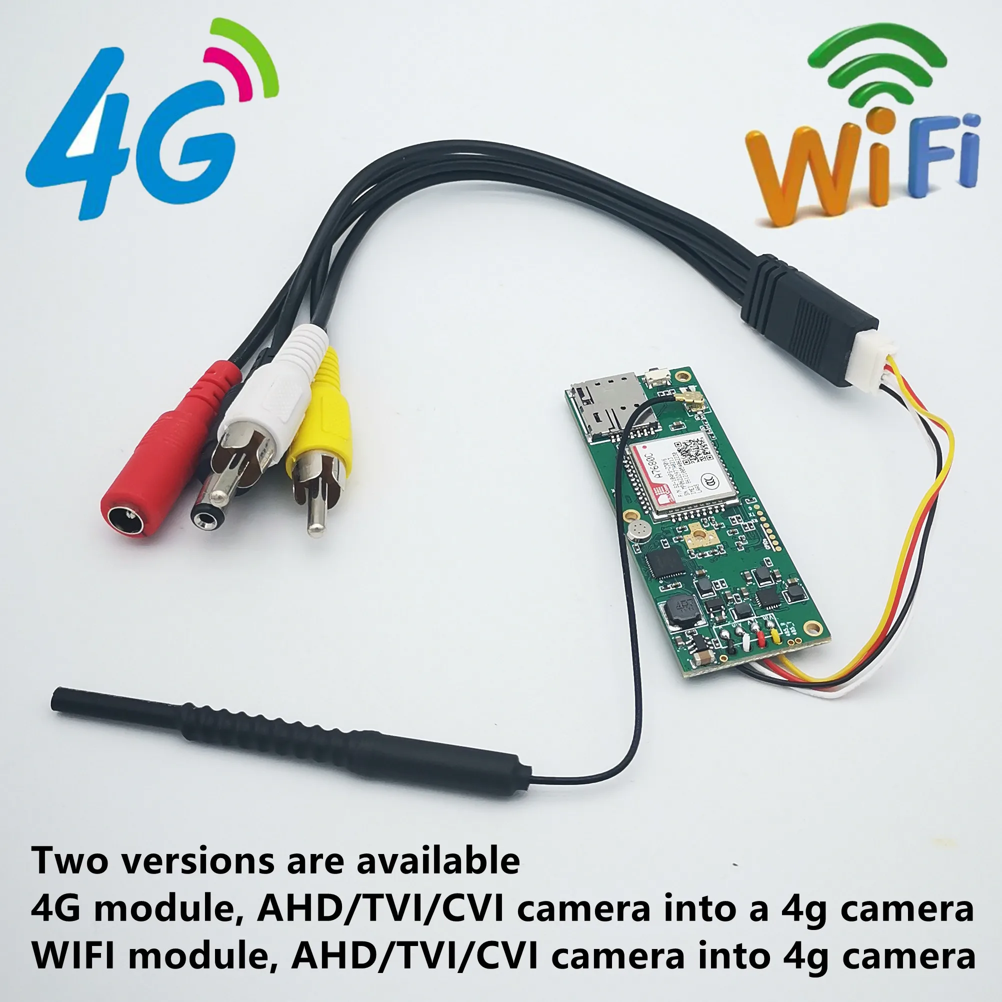 

4G Camera Mini Wifi Wireless Module with Sim Card Slot Wireness Remotely Motion Board Audio for 1080P AHD/TVI/CVI KingfisherPro