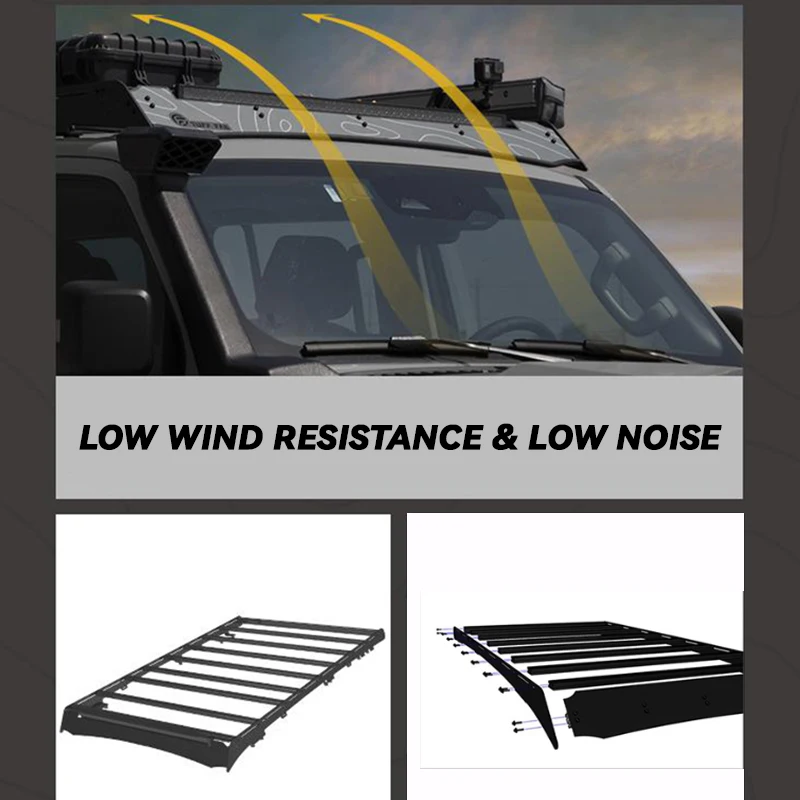 New Design Exterior Accessories Off Road Luggage Rack Aluminum Alloy Roof Rack  for Tank 500 Accessoriescustomcustom