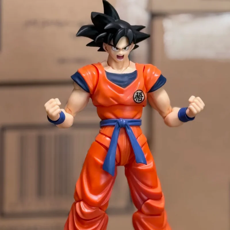 

Genuine Bandaiz Shf Son Goku 2.0 S.H. Figuarts A Saiyan Raised On Earth Action Figure Model Trendy Toys Holiday Surprise Gift
