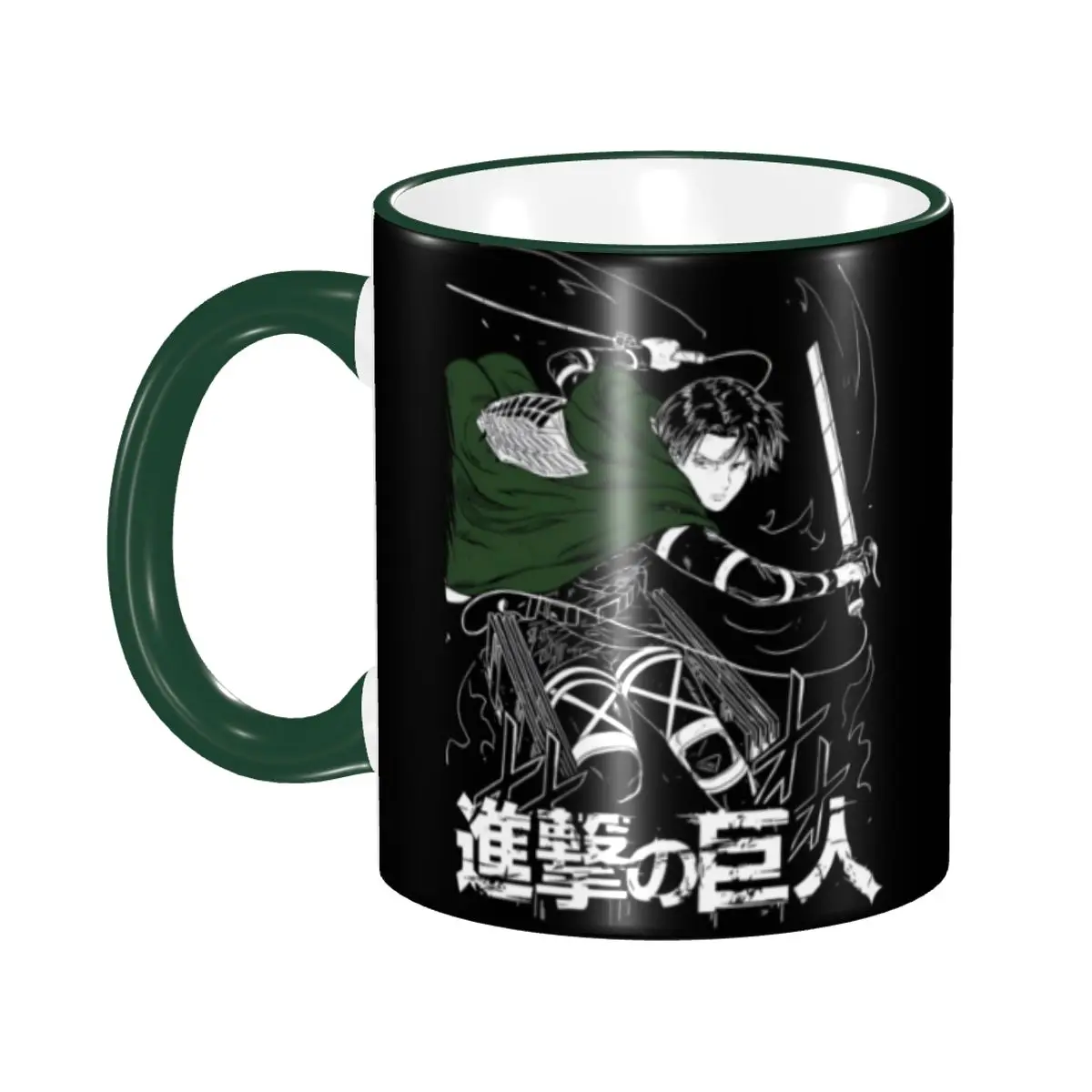 

Customized Attacks On Titans Coffee Mug DIY Cartoon Anime Comic Film Ceramic Tea Milk Cup