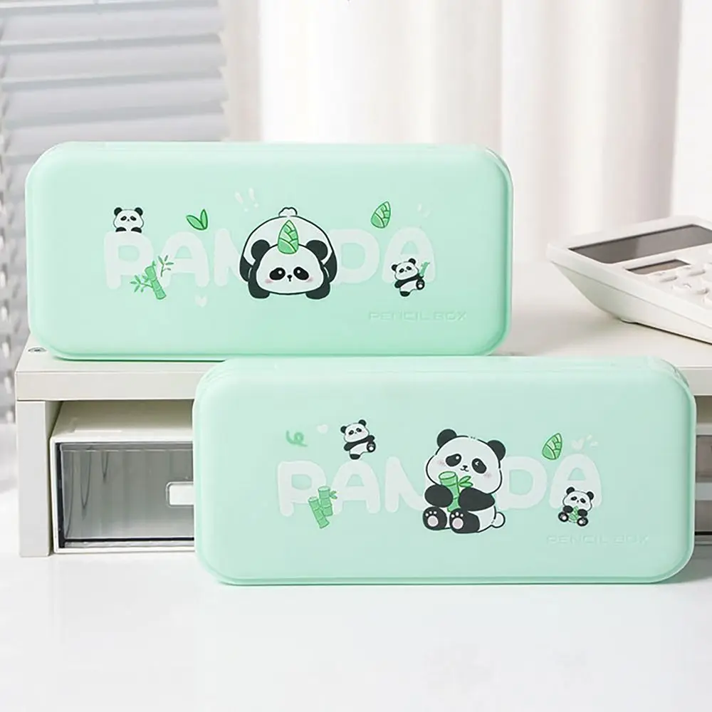 

Cute Panda Pencil Case Large Capacity Multifunctional Pencil Box Dirt-proof Waterproof Pen Box Stationery