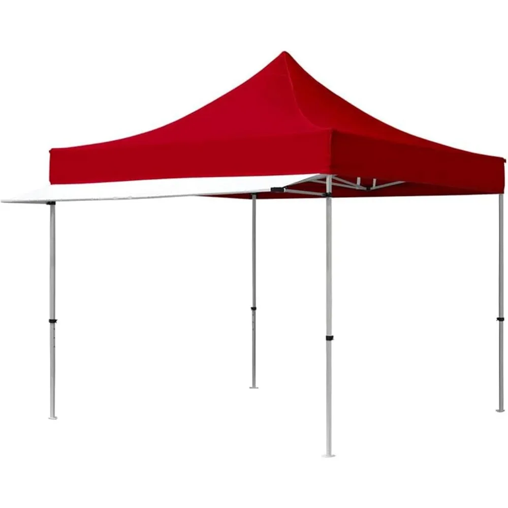 

Removable Tent Awning Hardware – Tent Hardware for 10ft Pop Up Canopy Tents & Outdoor Canopies, Includes White Awning Tarp, Cro
