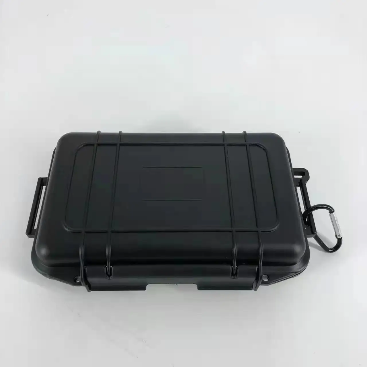 DPC009 High-end PP Material Waterproof Watch Case Protective Plastic Hard Shell Carrying Watch Case with 2 Slots