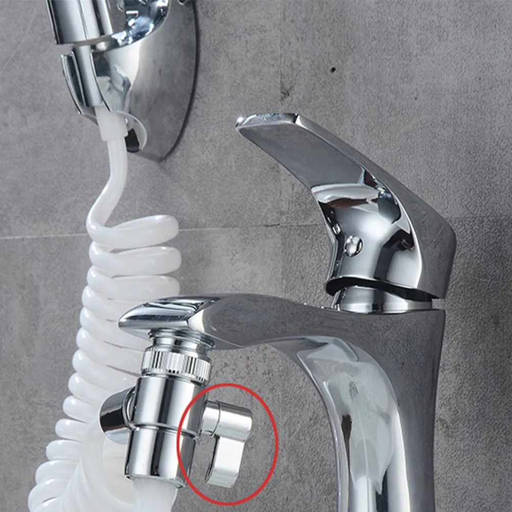 Shower Diverter Valve 1 2 Inch Copper Single Handle Control Knob for Handheld Shower Head Connector Adapter