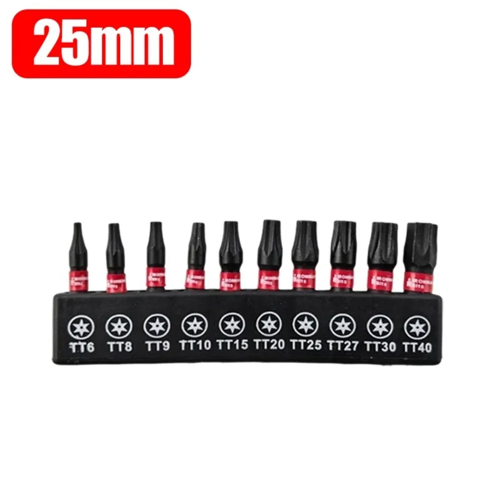 S2 Steel Impact Screwdriver Bits Magnetic 25-150mm Length Electric Drill Bit Driver Batch Head Torx Drive Screwdriver Bits Set