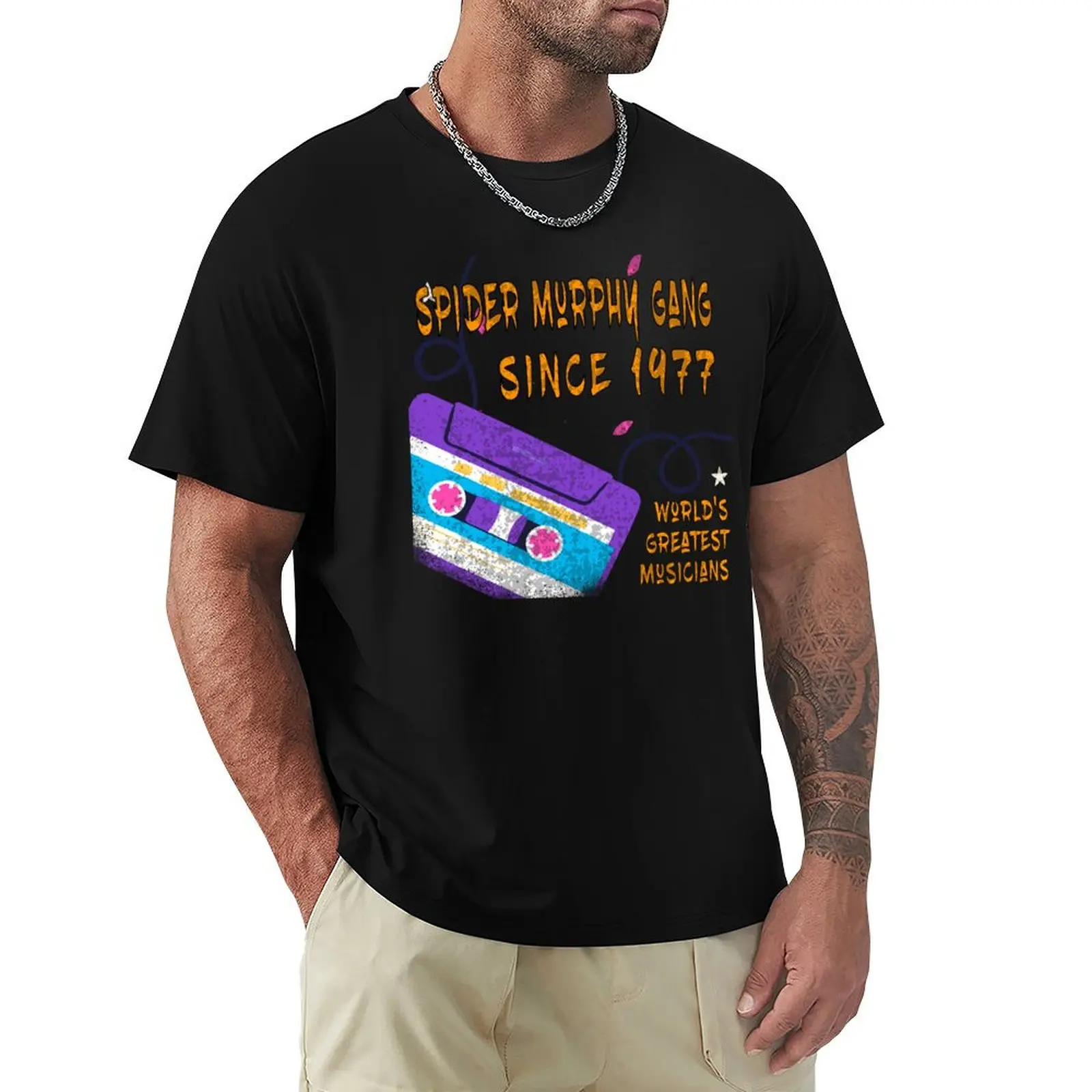

Spider Murphy Gang 1977 Music D54 T-Shirt Big and Tall Gym T-Shirt