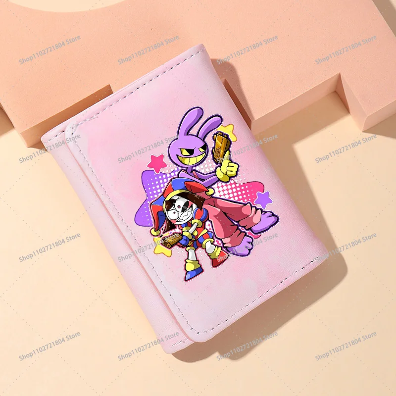 The Amazing Digital Circus Large Capacity Wallets for Women Anime Fashion Money Bag Portable Good-looking Credit Card Holder - view 3