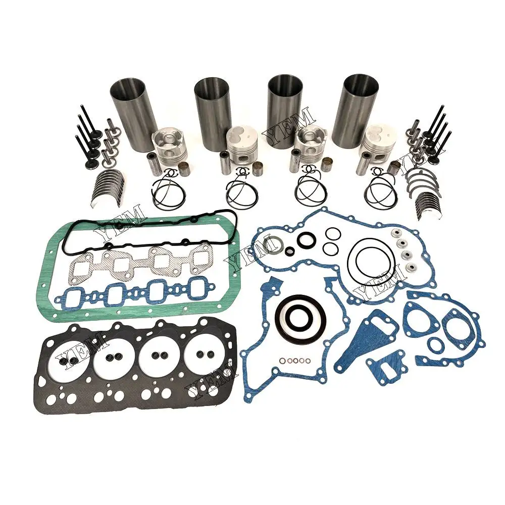 New Overhaul Rebuild Kit With Gasket Set Bearing-Valve Train For Toyota 1DZ-2 Engine parts