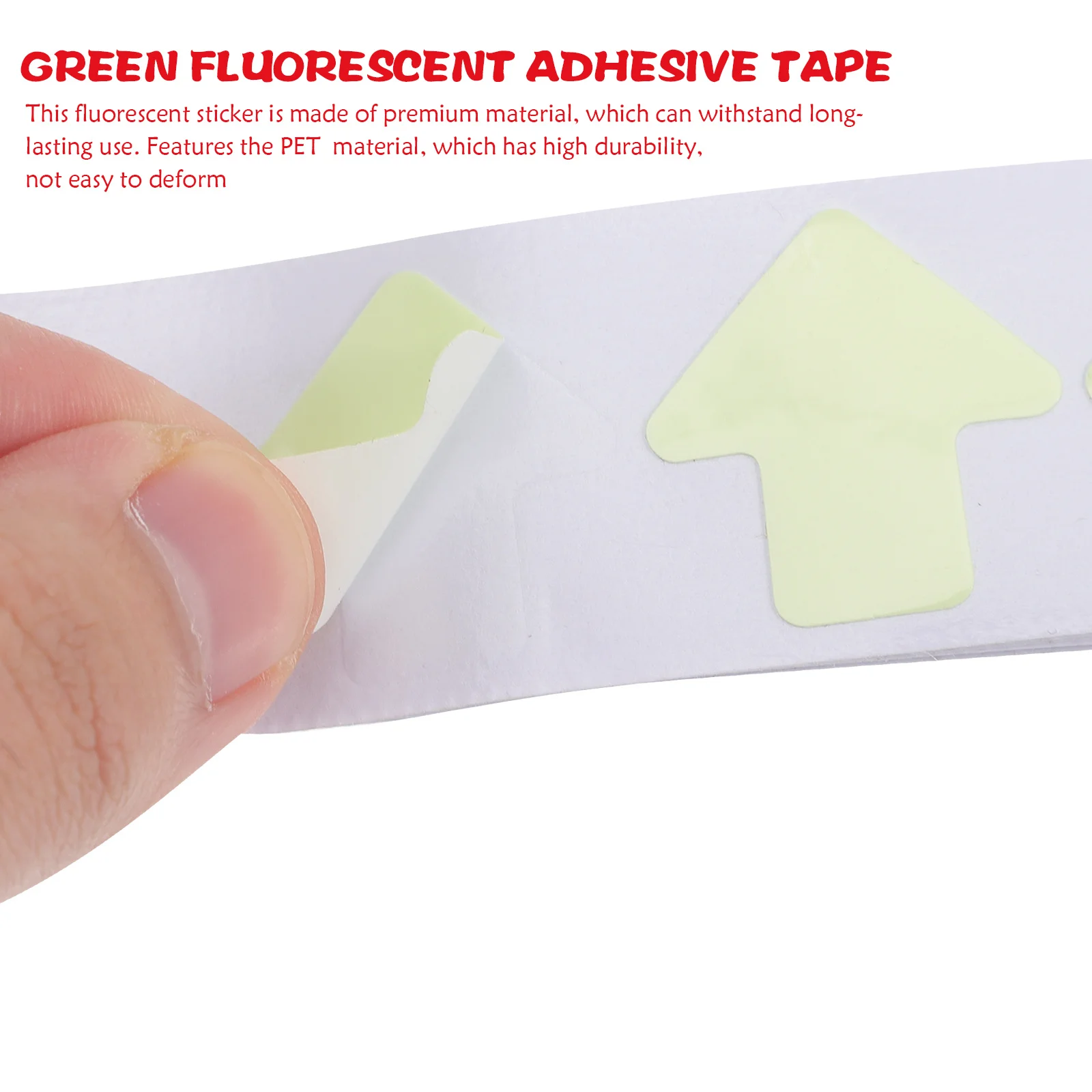 

100pcs Night Warning Tape Glow In The Dark Fluorescent Sticker For Construction Mining Forestry Party Decoration Adhesive Label