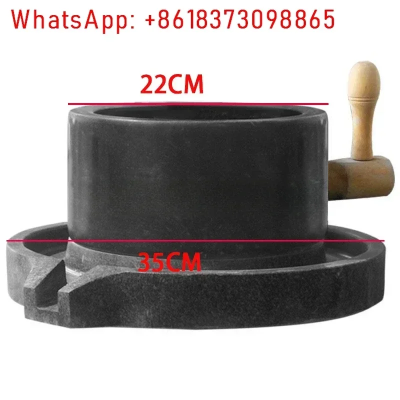 الجرانيت دليل طحن الحجر مطحنة طاحونة إطار دقيق المنزل مطحنة فول الصويا مقهى آلة حجر الراحة #2