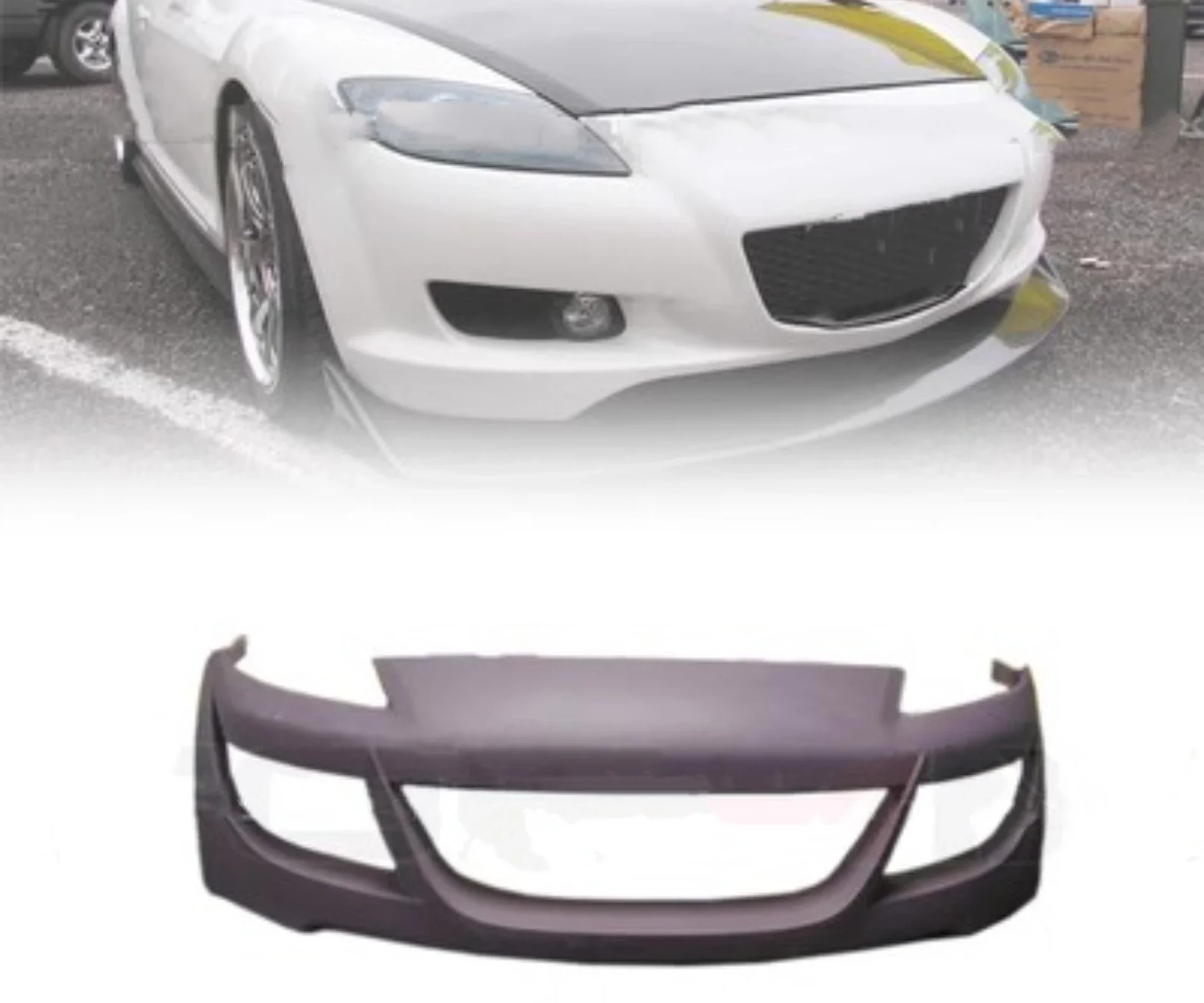 

Body Kit Front Bumper Carbon Fiber Front Shovel for Mazda RX8 Convert AE Style Surround Car Accessories