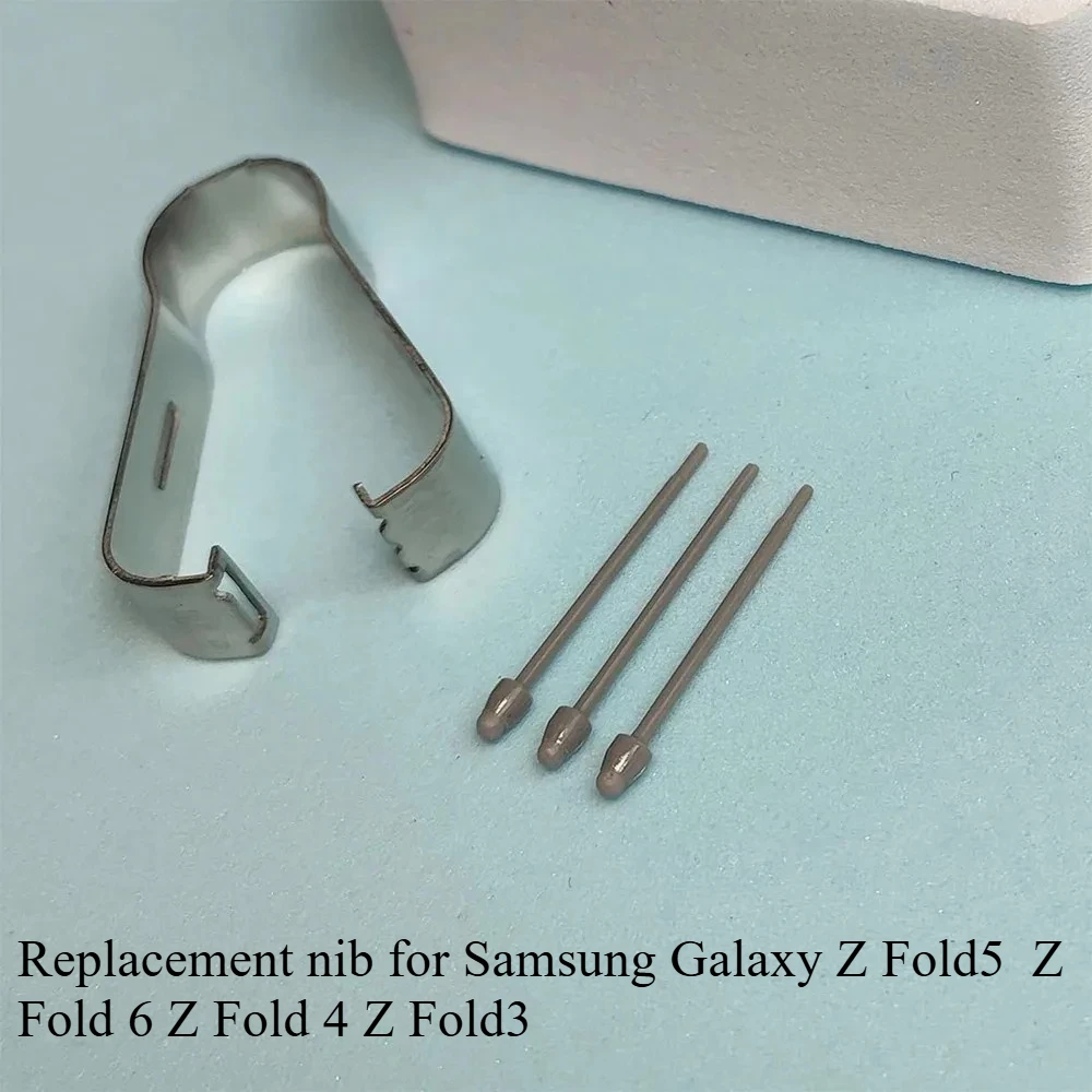 Replacement Tip Nib For Samsung Galaxy Z Fold 5  Z Fold 6 Z Fold 3 /Fold4   Stylus S Pen Tips Spare Nibs With Metal Clip