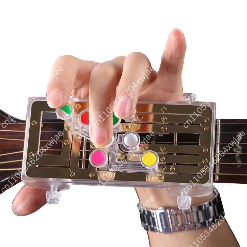 Beginner Guitar Chord Assistant Tool Portable Fret Trainer for Acoustic Electric Practice Learning Accessory