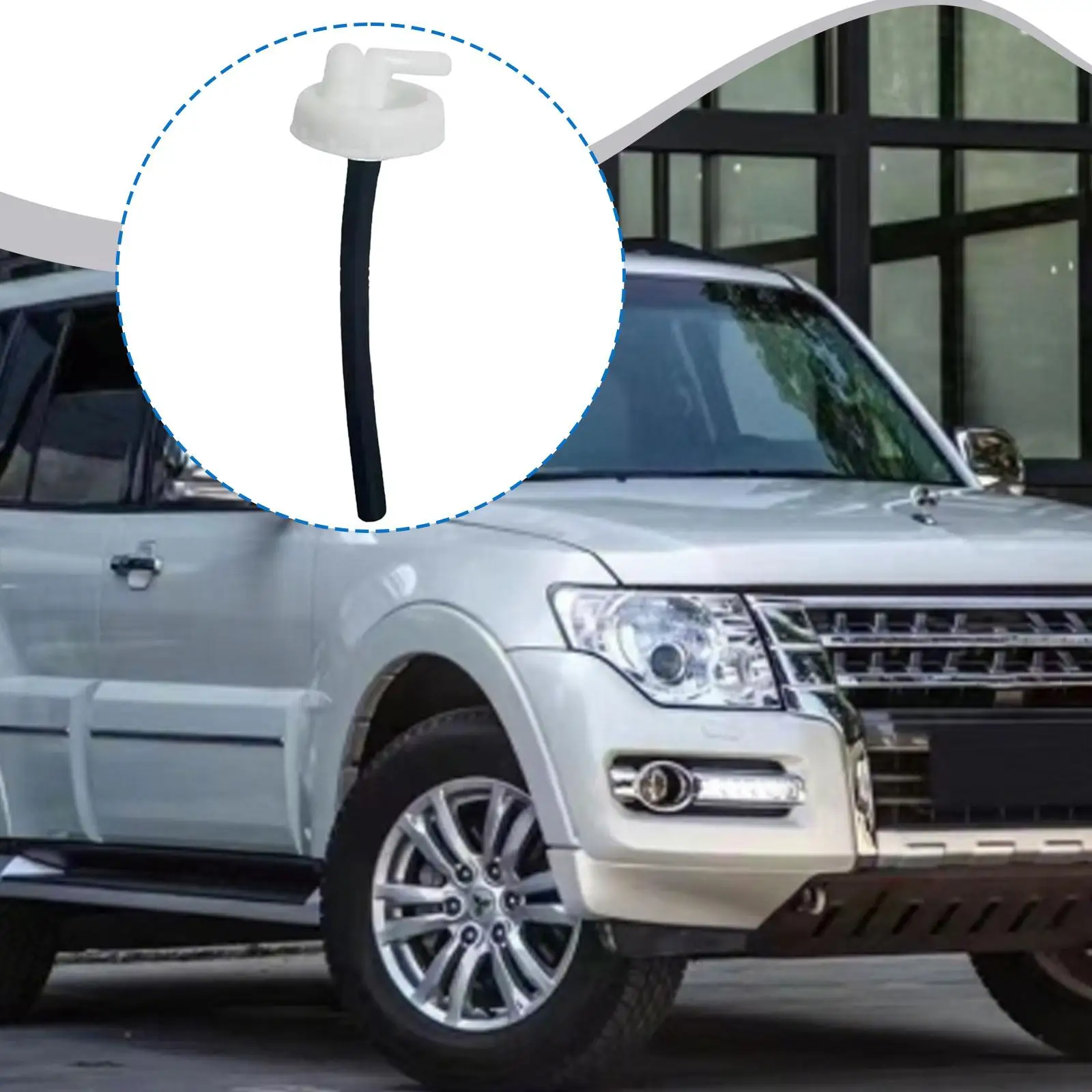 

Vice Water Tank Cover with Tube, Spare Part, Easy to Install, Assembly MB598036, Auto Component, Replaces for Pajero