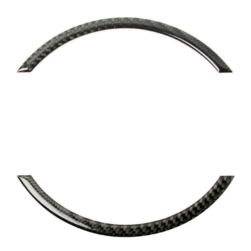 미니 쿠퍼 F55 F56 콘솔용 실제 탄소 섬유, 내비게이션 화면 프레임 트림