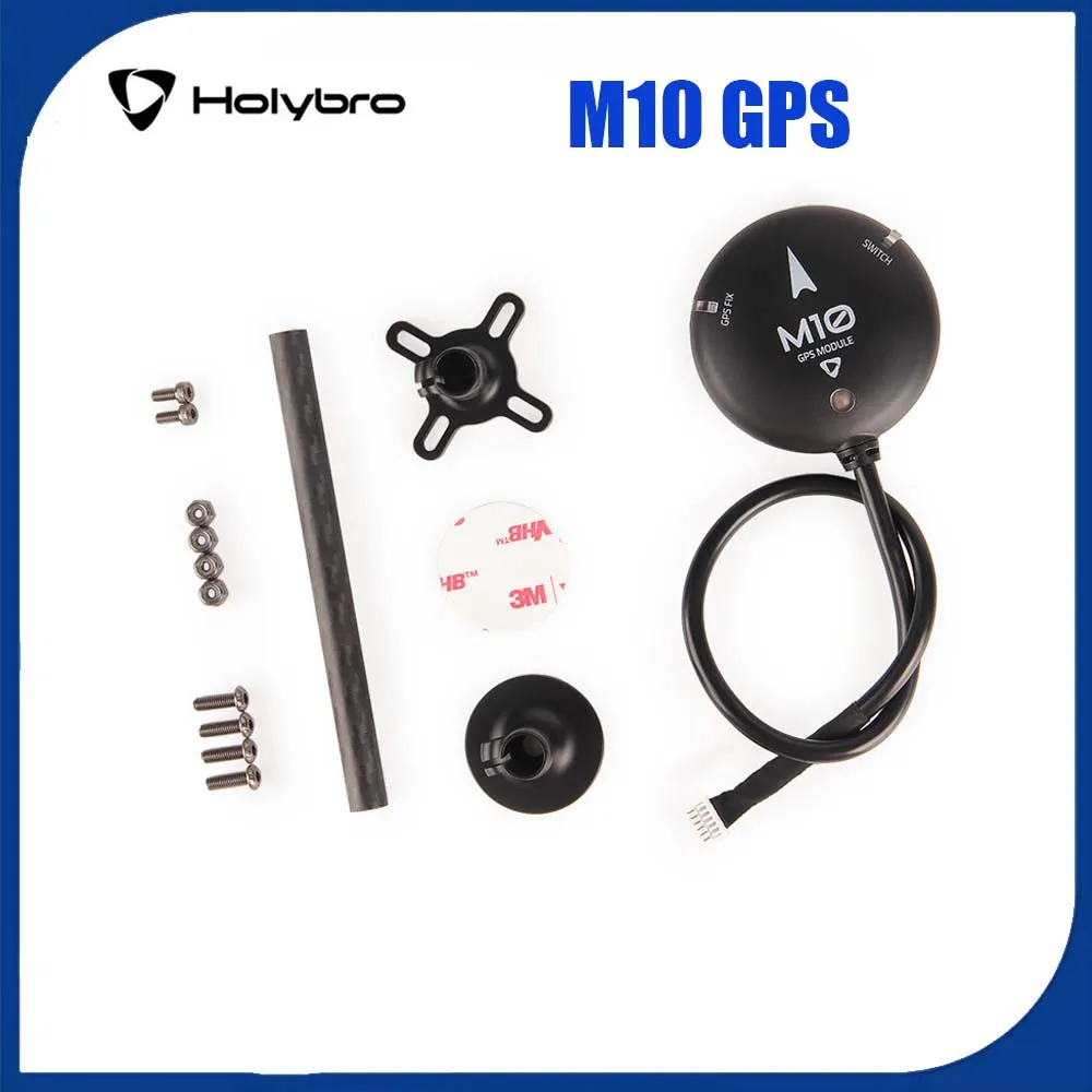 

HolyBro M10 GPS Built-in IST8310 Compass Tricolored LED Buzzer Safety Switch Patch Antenna for RC Multirotor Aircraft