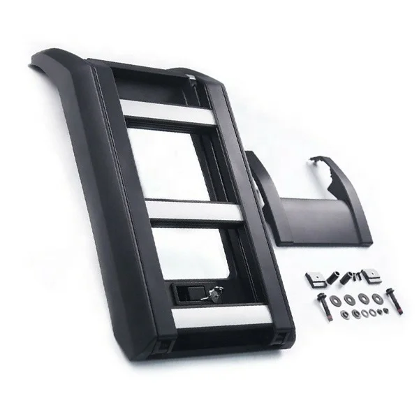 

New Design 4x4 Off Road Aluminum Foldable Roof Side Ladder for Jeep Wrangler JK JLcustomcustom