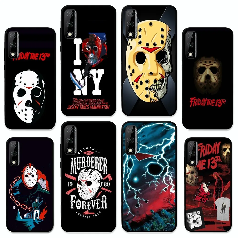 

Orror Movie Friday the 13th Phone Case For Huawei Y9 6 7 5 Prime Enjoy 7s 7 8 plus 7a 9e 9plus 8E Lite Psmart Shell