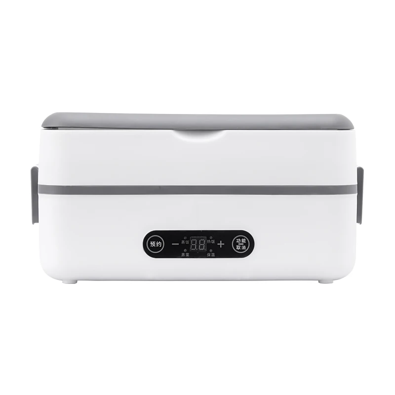 

Высокое качество, большая емкость, белый термобокс из нержавеющей стали, ланч-бокс с электрическим подогревом и таймером для взрослых