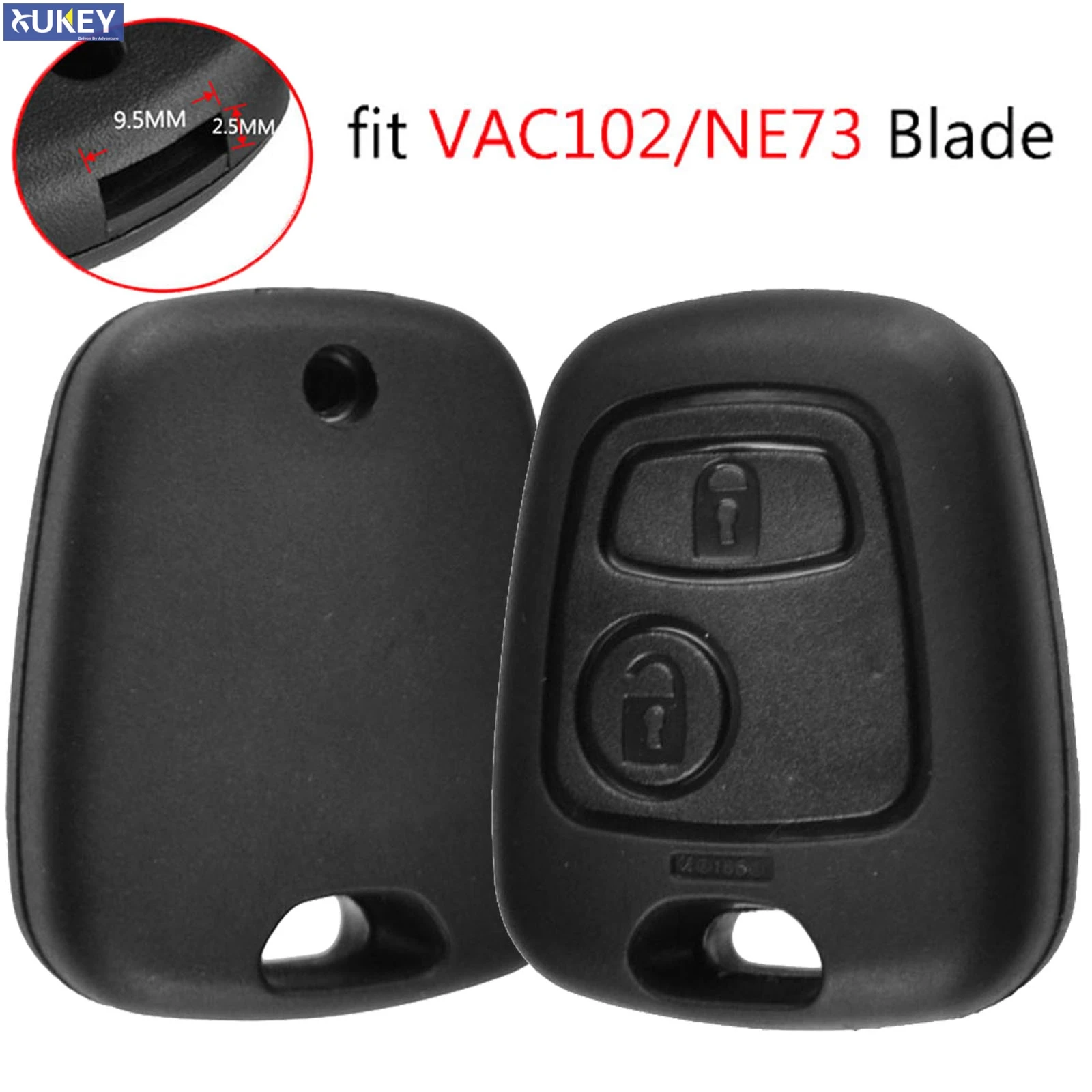 Car Remote Key Shell Fob Case fit VAC102/NE73 Blade For PEUGEOT 307 107 207 FOR Citroen C2 C3 C4 XSARA Picasso Key Repair Kit