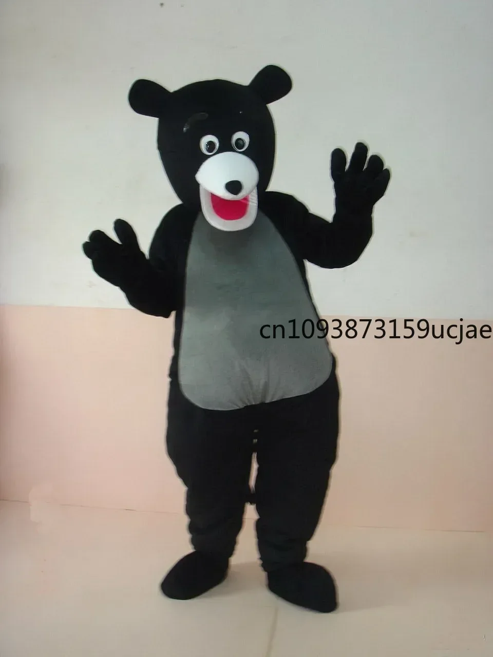 Black Bear Mascot Costume Cosplay Costume Cartoon Character Birthday Movie Party Fancy Dress Animal Carnival Outfit Attractive