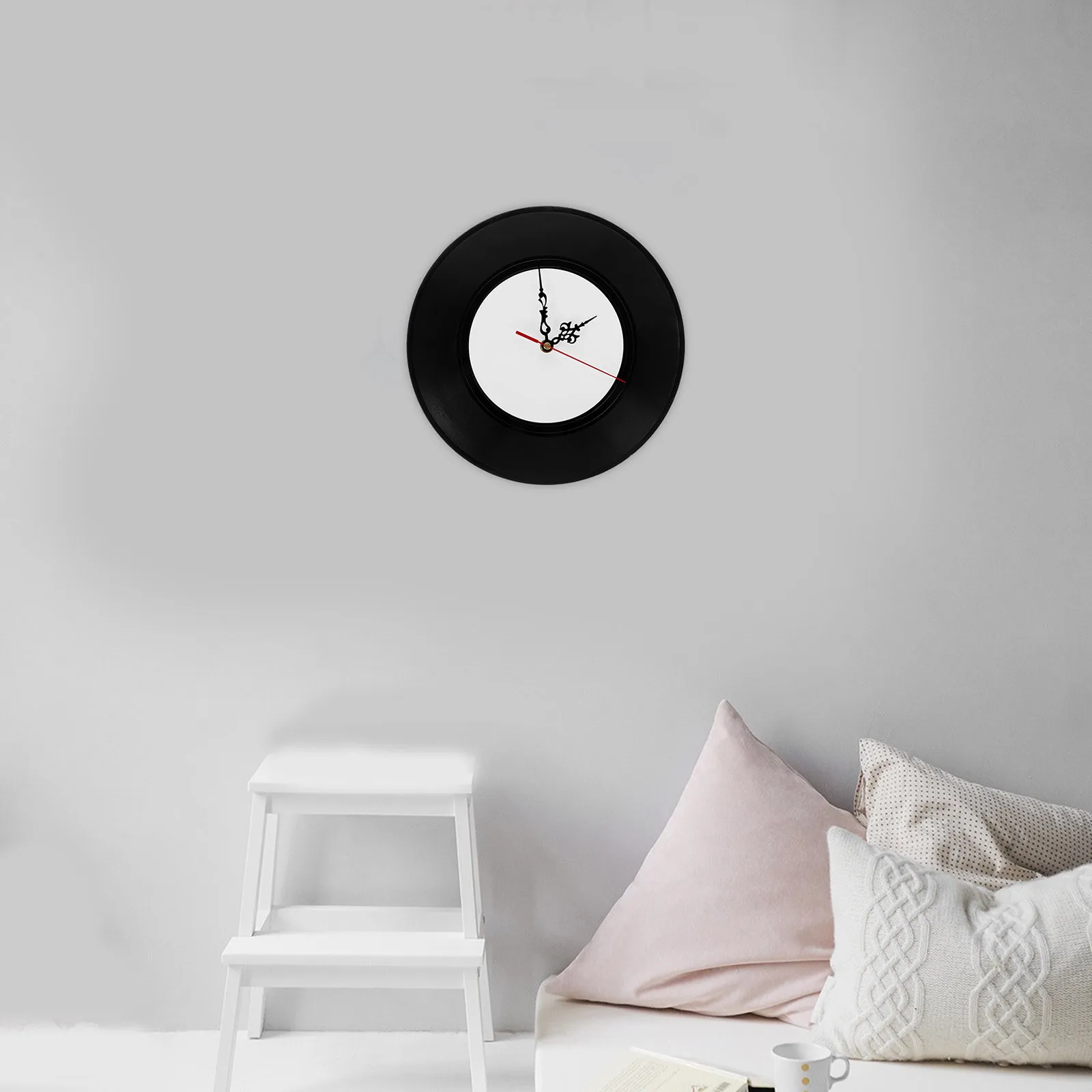 

Heat Clock Vinyl Record Design Sublimation Mdf Unique Music Decor Home Office Room Vintage Style Record