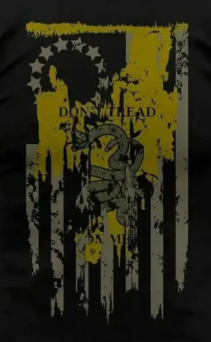 

Distressed American Flag Rattlesnake Flag Grunt Style T-Shirt 100% Cotton O-Neck Summer Short Sleeve Casual Mens T-shirt