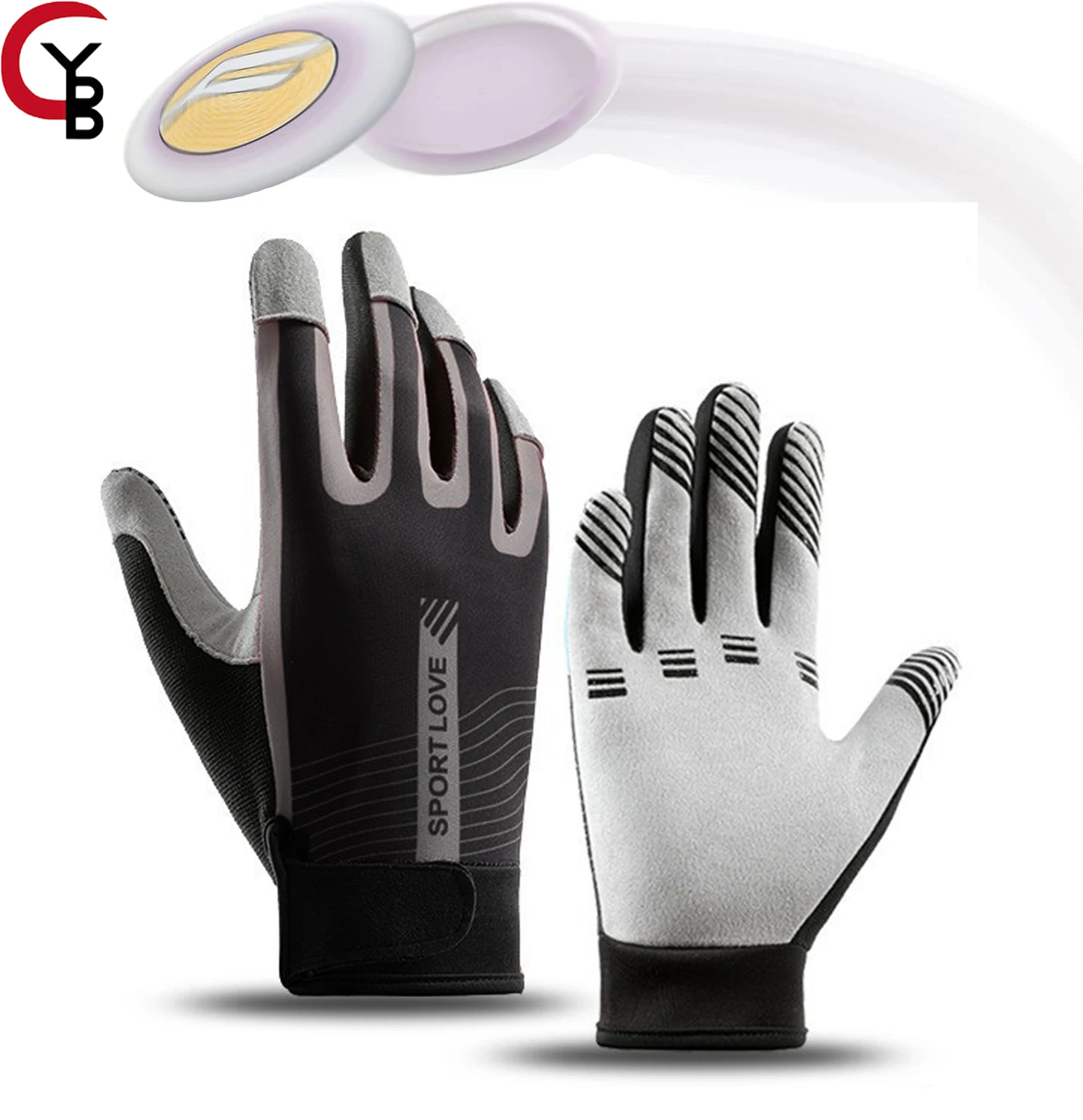 

Layout Ultimate Frisbee Gloves - Ultimate Grip and Friction Perfect for Ultimate, DG and All Disc Sports!for Cycling,Running