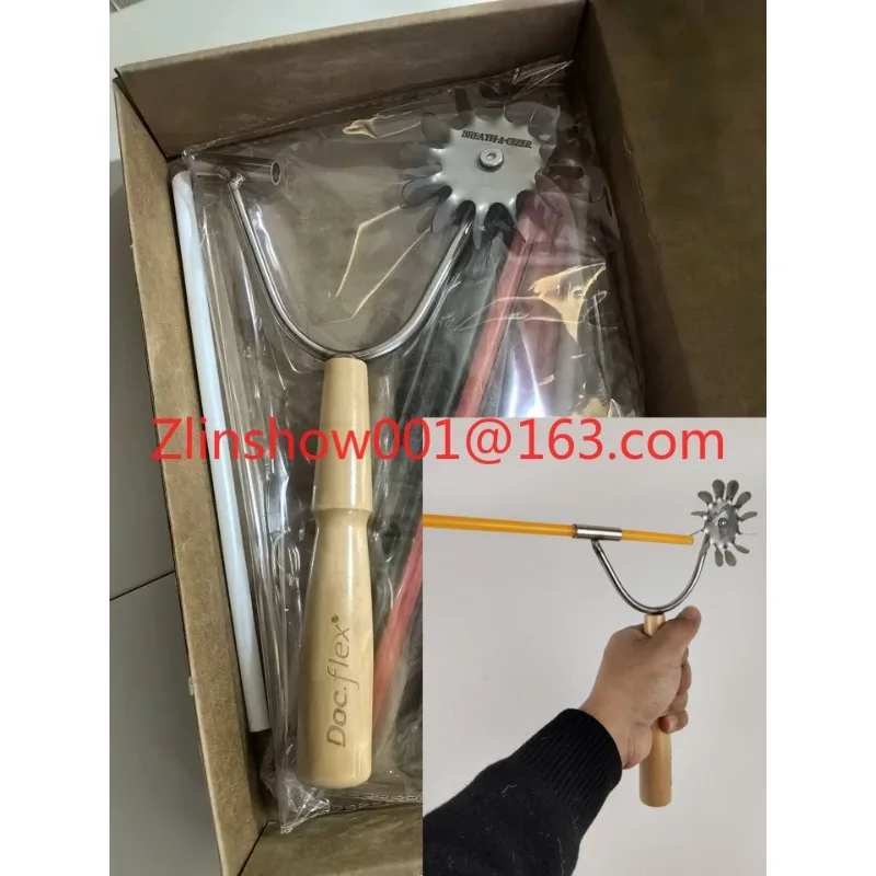 BREATH-A-CIZER Pilates Respiratory Trainer Small Windmill Practice Respiratory Apparatus Pilates Respirator