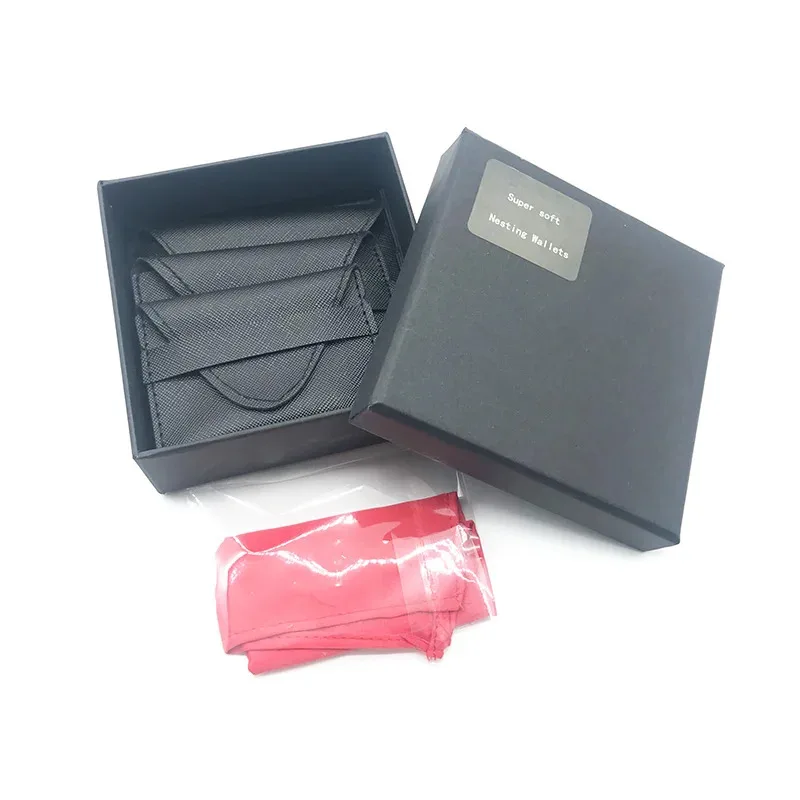 Deluxe Nest of Wallet Magic Tricks Magicians Close Up Illusions Gimmick Props Mentalism Borrow Object Appearing In Wallet