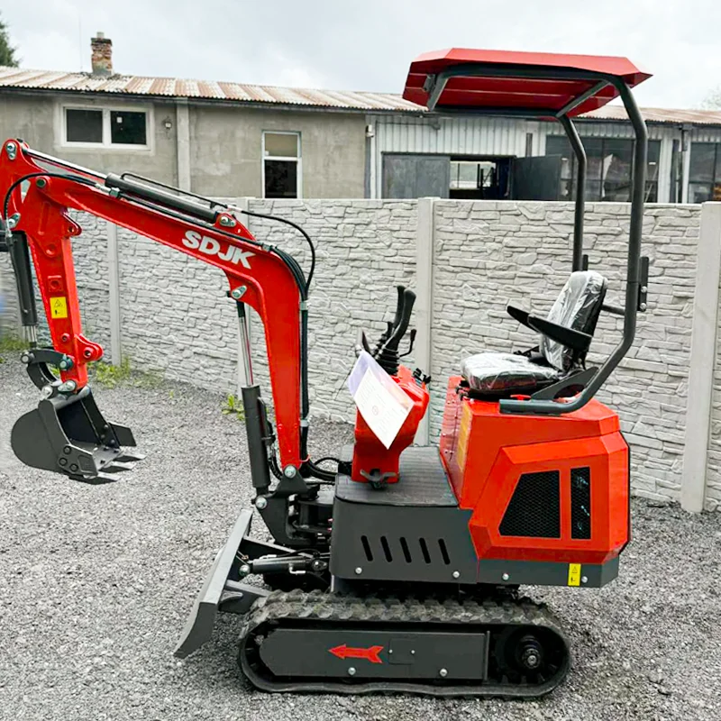 حفارة صغيرة صغيرة جديدة رائجة البيع، حفارة تعمل بالديزل مجنزرة 1 طن، قابلة للتخصيص للمناظر الطبيعية الصناعية