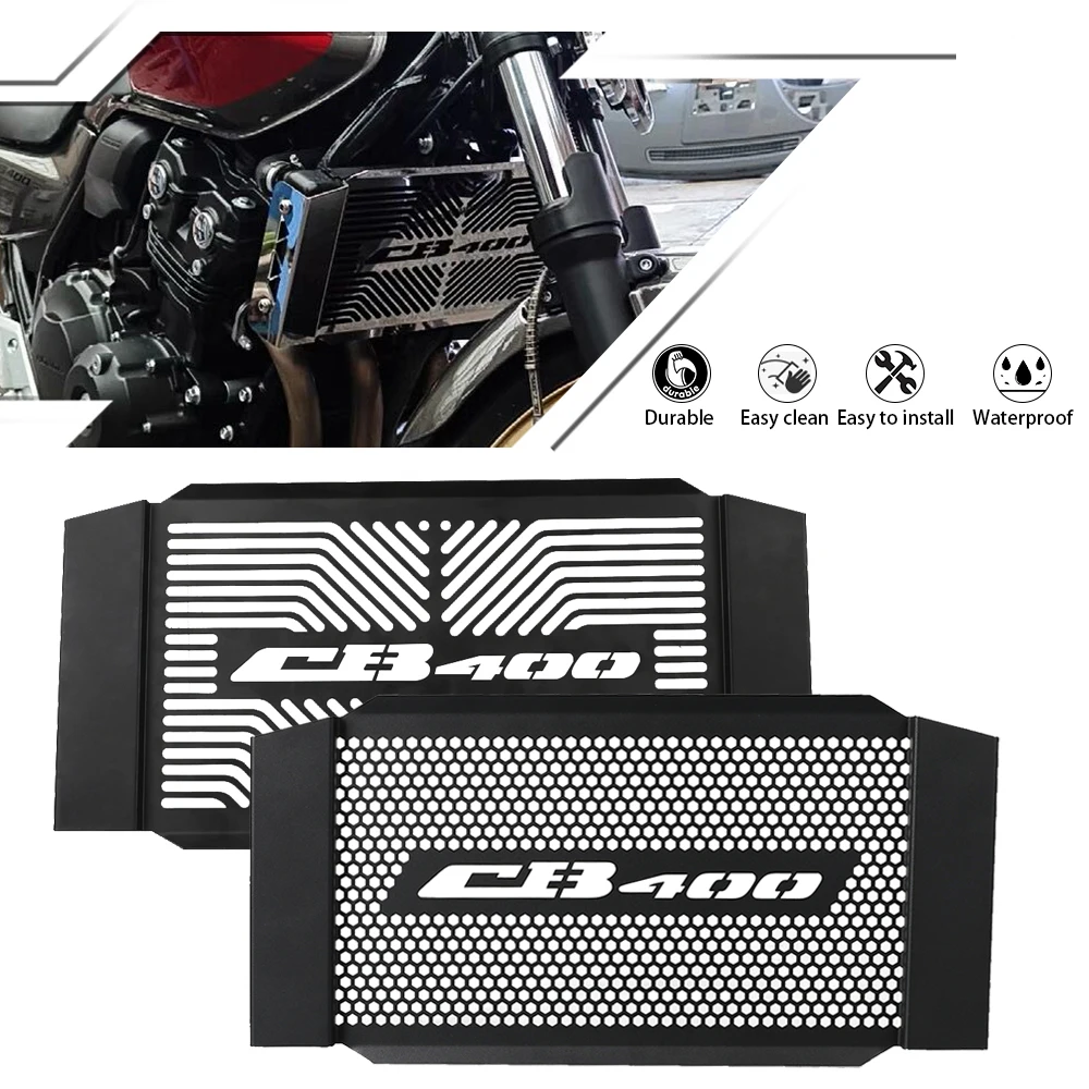 

For HONDA CB 400 CB400 CB400S/F 1992 1993-1998 CB400 VTEC 1999-2010 Radiator Grille Cover Guard Protection Protetor Motorcycle