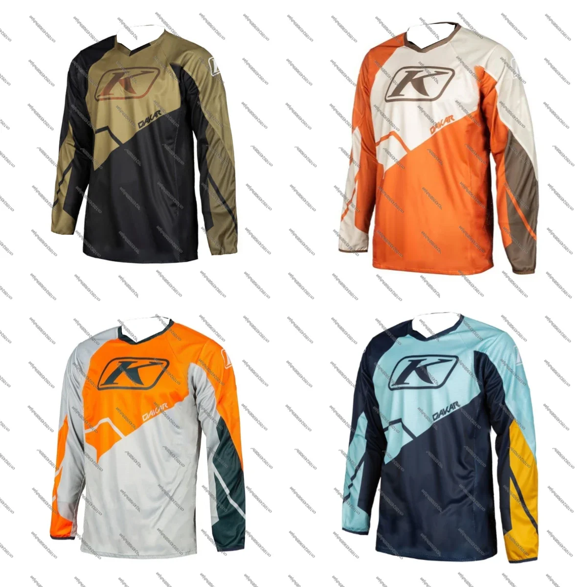 Summer BMX DH MTB Long Sleeved T-Shirt Bicycles Clothes KLTM Retro Motocross Jerseys Motorcycle Mountain Bike Cycling Clothing