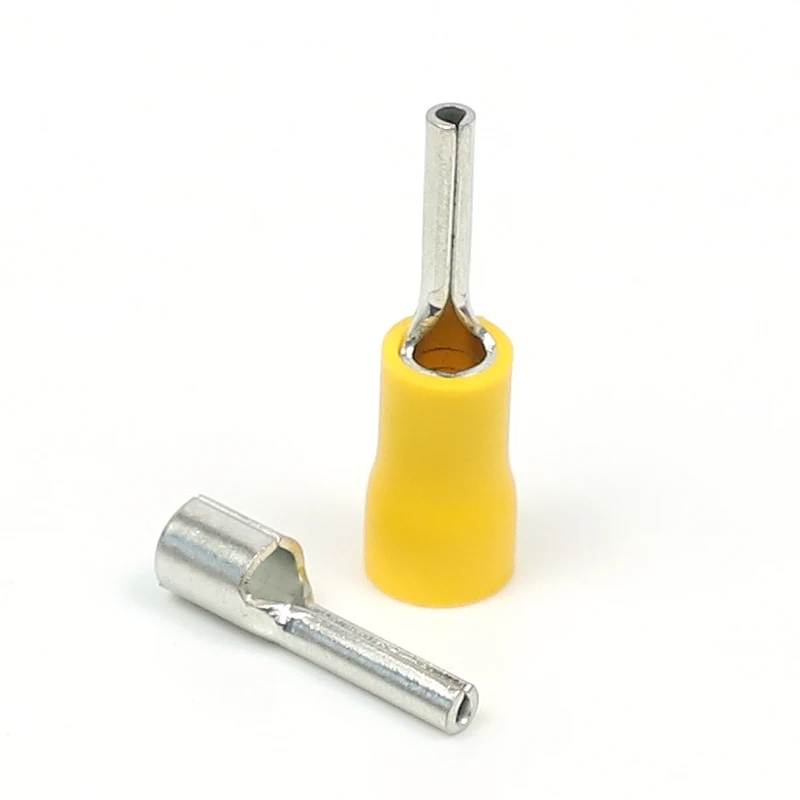 PTN PTV دبوس محطة عارية مضغوطة على البارد كابل نهاية طرفي معزول مسبقًا كابل دبوس الأنف