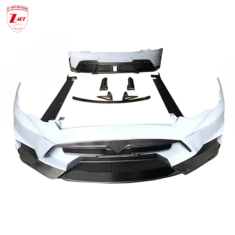 Z-ART For Model S Retrofit Body Kit for Tesla Model S 2013-2015 Tuning Body Kit for Tesla Model S Aerodynamic Body Kit