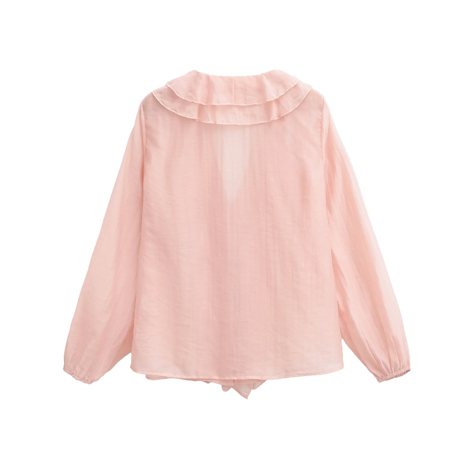 قميص نسائي أنيق من JNLEAOG بتصميم متعدد الطبقات وياقة على شكل V وأكمام طويلة مصنوع من البوليستر مريح وعملي إصدار جديد لفصل ال...