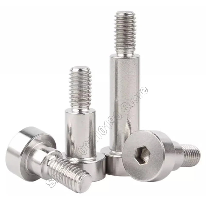 M4 M5 M6 M8 304Stainless Steel Hex Hexagon Socket Head Roller Bearing Shoulder Screw Positioned Shaft Stripper Bolt High Tensile