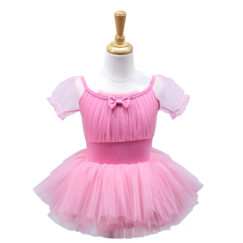 نمط جديد مريح لينة للأطفال الباليه توتو ممارسة الرقص ارتداء للفتيات سنو وايت أداء زي مع تنورة منتفخة #6