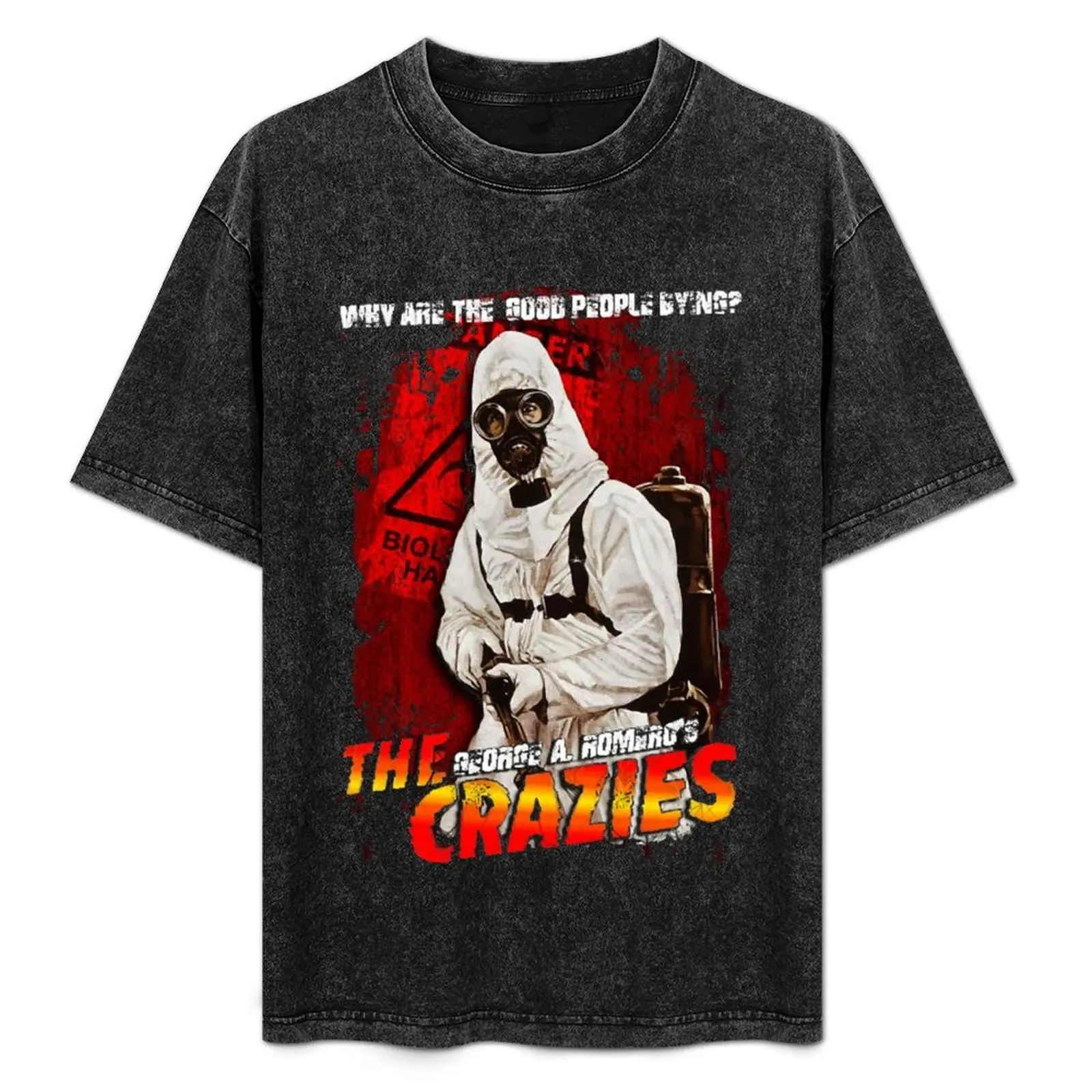 

George A Romero The Crazies T-Shirt man t shirt Short sleeve tee street wear football t shirt men t shirts high quality