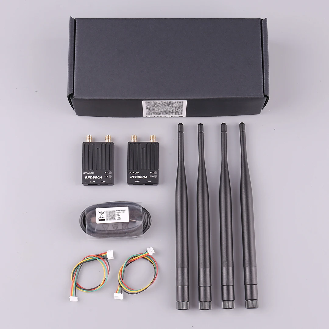 Rádio de ligação de dados rfd900a de escudo de metal, módulo de transmissão de dados sem fio de longa distância substitui rfd900x