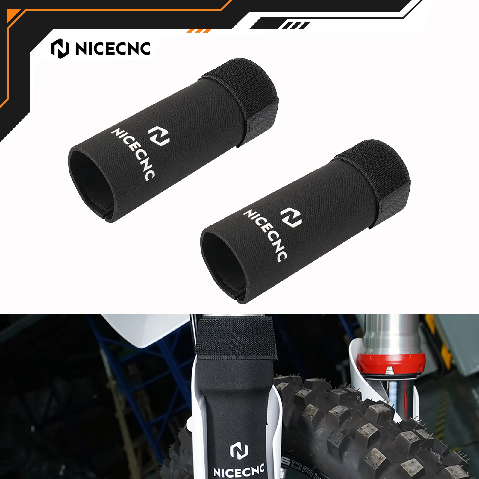 

NICECNC For SHERCO SE-F 300 SE-F 250 450 500 SE-R 125 250 300 2014-2023 6" Front Fork Sock Guard For Kawasaki KX KXF 125 250 450