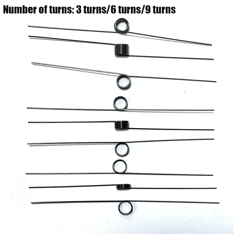 Drahtdurchmesser 1,4 mm, V-förmige Federn mit Torsionsfedern, Miniatur-Torsionsfedern, Rückholfedern 60 ° /90 ° /120 ° /180 ° – Detail 3
